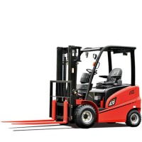 Four-wheel electric forklift 3-stage mast lifting 4500mm